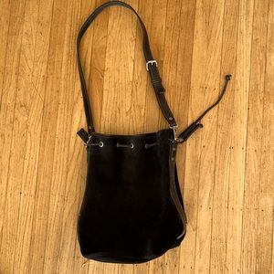 Original Rugby drawstring leather bag
